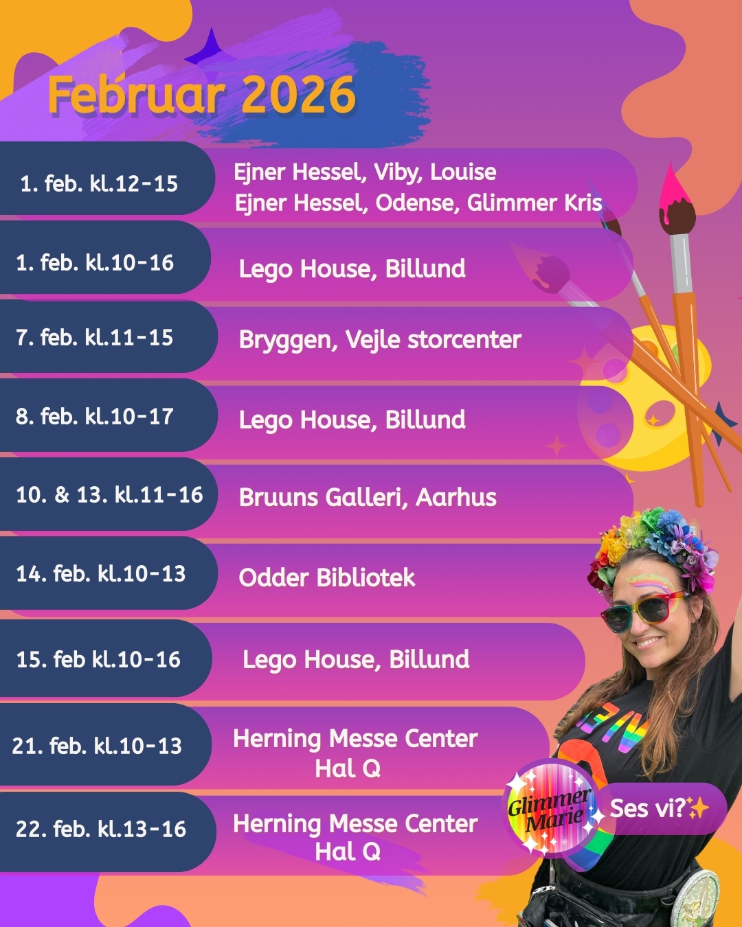 Eventkalender for Februar 2026